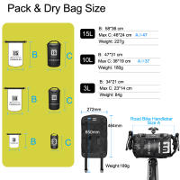 Bolsa Impermeable Para Bicicleta NEWBOLER 10/15L Bolsa De Manillar Para Bicicleta De Carretera Y MTB Accesorios De Bicicleta - details 5