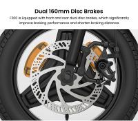 Bicicleta Eléctrica Plegable ESKUTE F200, Motor de 250W, Batería de 36V 7.8Ah, Neumáticos de 14 pulgadas, Velocidad Máxima de 25 km/h, Autonomía de 50 km, Frenos de Disco Mecánicos, Pantalla LCD - details 9