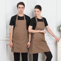 Nueva Moda Del Delantal De Cocina Para Hombres Chef Barbacoas Bares Cafeterías Belleza Y Estudio De Uñas Impermeable Y Anti Manchas - details 2
