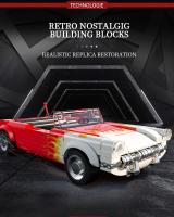 Construcción De Coches Retro C1 Convertibles 249 Piezas Bloques De Construcción Clásicos Para Niños Juguetes Educativos DIY Regalos Para Adultos Decoración De Escritorio - details 2