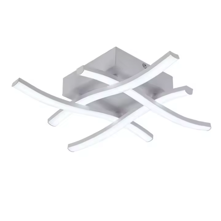 Lámpara De Techo Moderna 24W LED Para Decoración De Habitaciones Sala De Estar Y Comedor Fuente De Alimentación AC90-260V Metal Blanco - 1