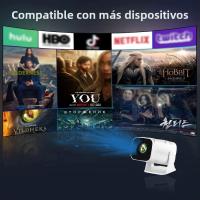 Proyector De Video HD LED 4K 1280x720P Android Portátil Para Cine En Casa Con Altavoz Integrado Y Control Remoto Proyector Mini Para Teléfonos Móviles - details 1