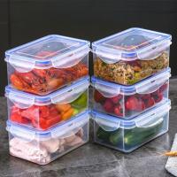 Juego De Contenedores De Alimentos Airtight Con Tapa Caja De Almuerzo Meal Prep Plásticos Resistente Al Lecho En El Mercado - details 4