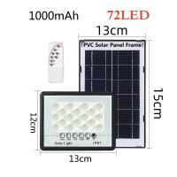Lámpara Solar Exterior LED Para Jardín IP67 Impermeable Iluminación De Emergencia Luz De Escenario Para Edificios De Sol - details 0