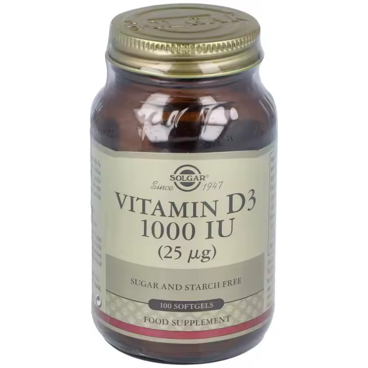Vitamina D3 1000 Ui 25 Μg Cápsulas Blandas 100 U - 1