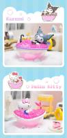 6pcs Serie De Fiestas De Burbujas Sanrio Figuras De Modelos Kawaii De Hello Kitty My Melody Kuromi Juguete De Decoración De Caja Sorpresa De Dibujos Animados Para Adolescentes Y Adultos - details 6