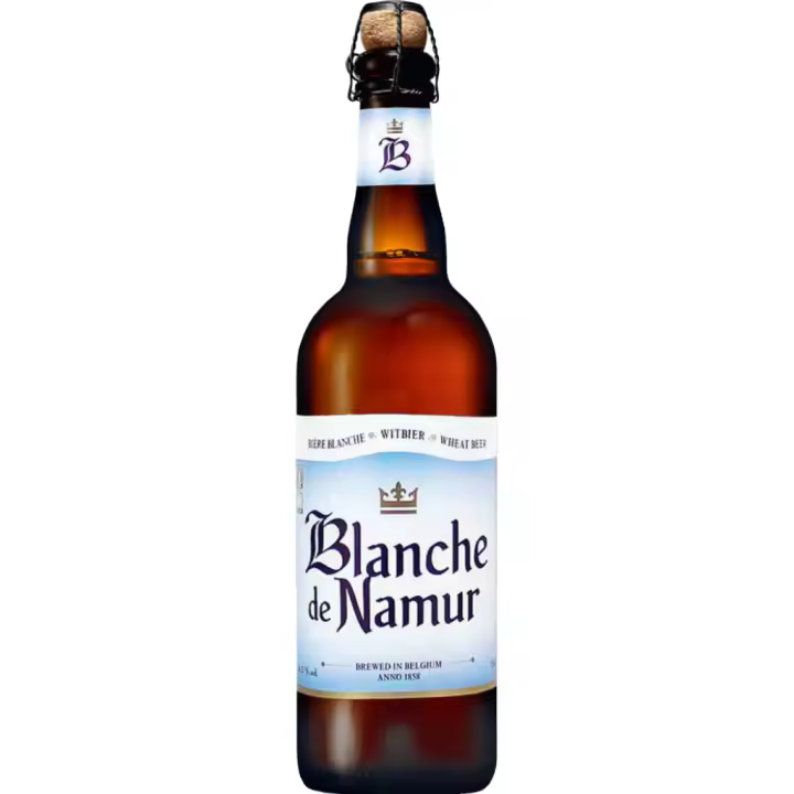 2 uds x Namur Blanche 75Cl cerveza Belga de trigo blanca - 1