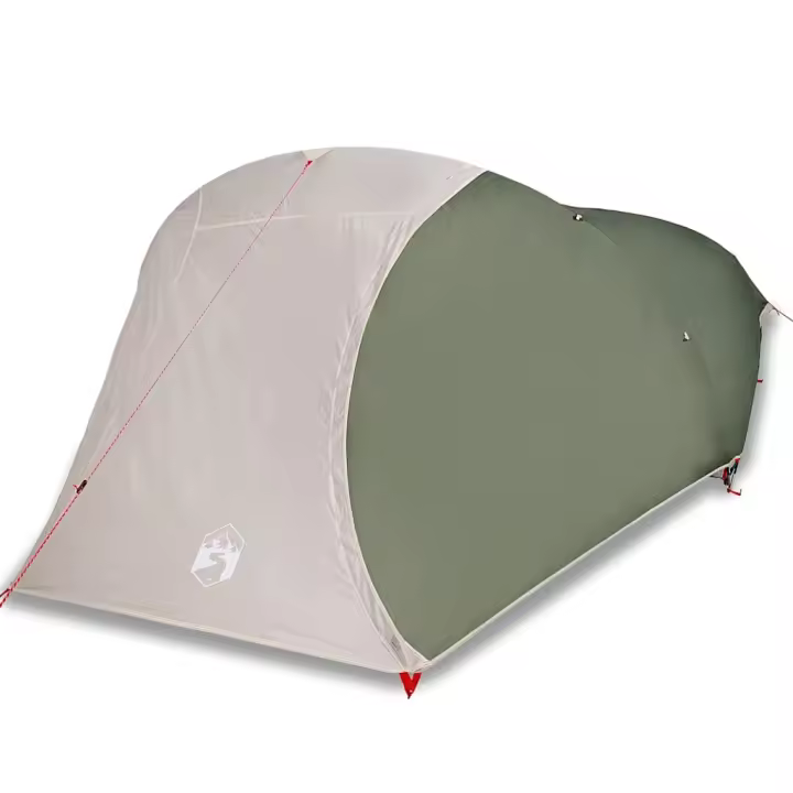 vidaXL Tienda de campaña iglú para 4 personas impermeable verde - 1