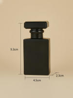Botella De Perfume Reutilizable De 50ml Cuadrada En Colores Negro Y Blanco Empaque Cosmético Vacío Para Rellenar Con Perfume - details 8