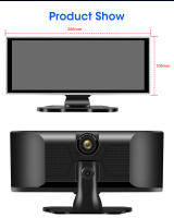Cámara De Dashboard 4K Con Wireless Carplay Pantalla Grande De 11.26 Pulgadas Línea De Oro Multimedia Navegación GPS Para Coche - details 22