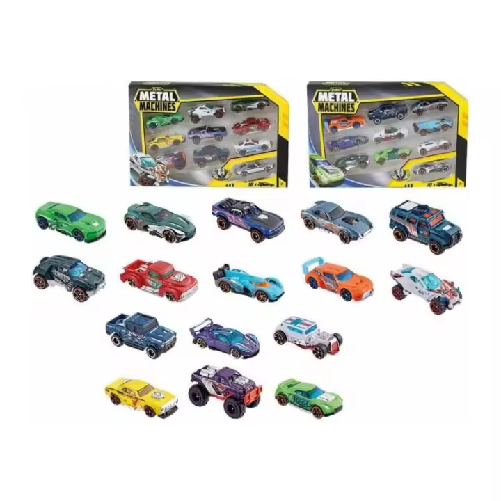 PACK 10 COCHES METAL MACHINES ZURU - 1