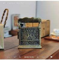 Miniatura De Cajero Automático Vintage Para Decoración De Casa De Muñecas Accesorio De Metal Modelo De Caja De Dinero - details 4