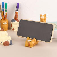 Soporte Para Móvil Estilo Japonés Con Gatos Adornos De Resina Para Decoración De Escritorio Coleccionables De Arte Doméstico - details 3