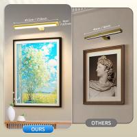 Lámpara De Pared LED Moderna Dimmable Recargable Sin Cable Aluminio Para Iluminación De Pinturas Y Fotos Instalación En Pared Control Remoto Y Táctil - details 2