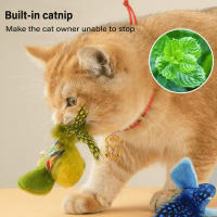 Juguete Interactivo Para Gatos Real Bird Sound Con Sonido De Pájaro Simulación Peluche Con Menta Juguete Para Gatos Y Gatitos - details 3