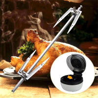 Accesorios Para Horno Air Fryer Rotisserie Barbecue Herramientas De Asado Percha Para Pollo Aro Para Barbacoa Y Grill Metálico - details 6