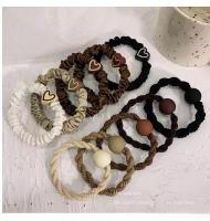 Cinta Para El Cabello Elegante Y Sencilla De Alta Elasticidad Duradera Para Mujer Ideal Para Cuentas Perfecta Para Chicas Accesorios De Cabello Estilizados - details 0