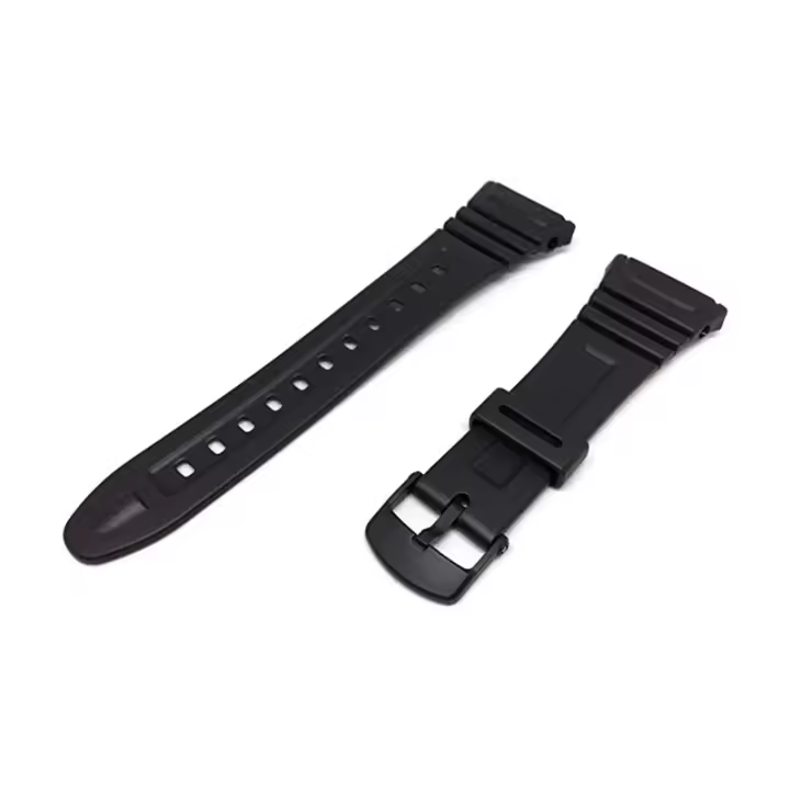 Correa Para Reloj Casio Original Resina Negro W-96H - 1