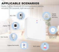 Hub De Control Inteligente Tuya ZigBee/Bluetooth Multi Modo Puente Para Hogar Inteligente Control Remoto Smart Life APP Compatible Con Alexa Google Home - details 1