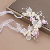Diadema De Boda Bohemia Para Niñas Adorno De Cabello Con Perlas Y Flores Guirnalda De Novia Aro De Cabeza Joyería De Pelo Regalos Para Niños Estilo Moda Primavera Verano - details 29