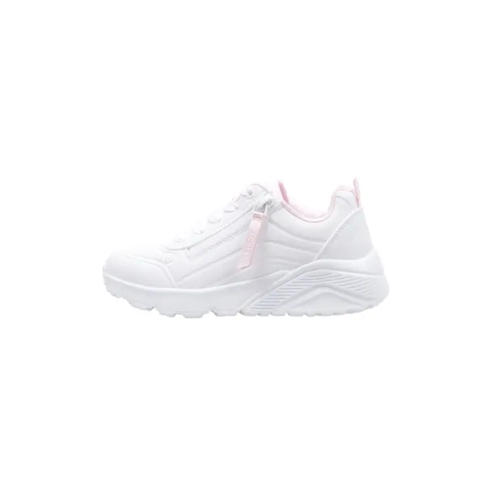 Skechers UNO LITE - EASY ZIP Deportivas Planas Niña Blanco - 1