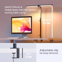 Lámpara De Escritorio LED Bicolor 360° 24W Con Control Remoto Protección Ocular 4 Temperaturas De Color Y 5 Niveles De Brillo Para Lectura - details 10