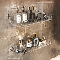 Estante De Baño Pared Montado PET Caddy De Ducha Esquina Organizador De Cocina Soporte De Maquillaje Y Shampoo Libre De Perforaciones - details 2