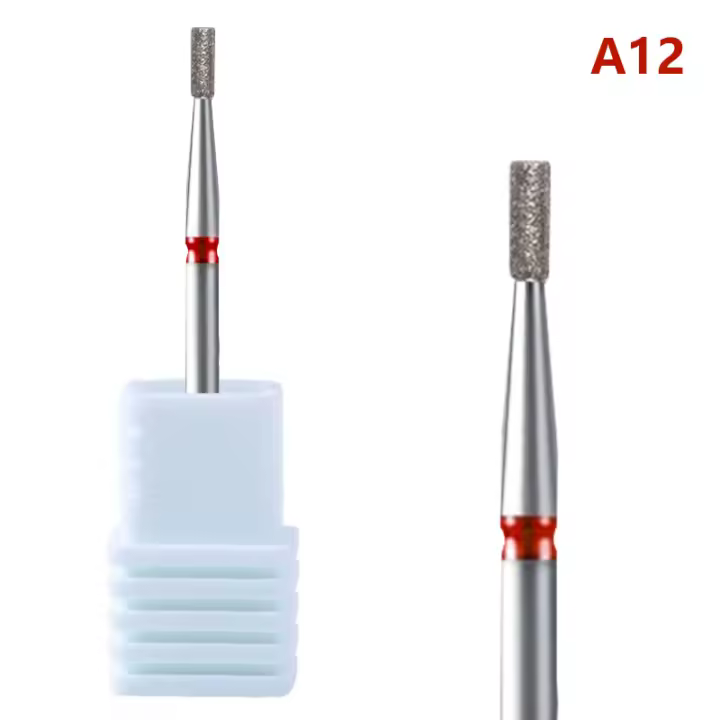 Brocas De Diamante Para Uñas Herramienta De Pulido De Manicura Y Pedicura Limpiador De Cutículas Para Taladro Eléctrico Uso En Salón O Hogar - 1