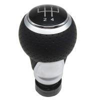 Banner - Pomo de 5 cambios marcha coche compatible con Audi, Seat y VW plateado