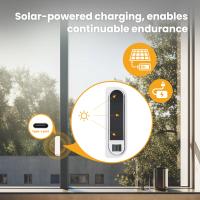 MOES Tuya ZigBee Controlador Automático Para Ventanas Deslizantes Con Apertura Y Cierre Remoto Por App Soporte Alexa Y Google Home Recargable Por Solar - details 2