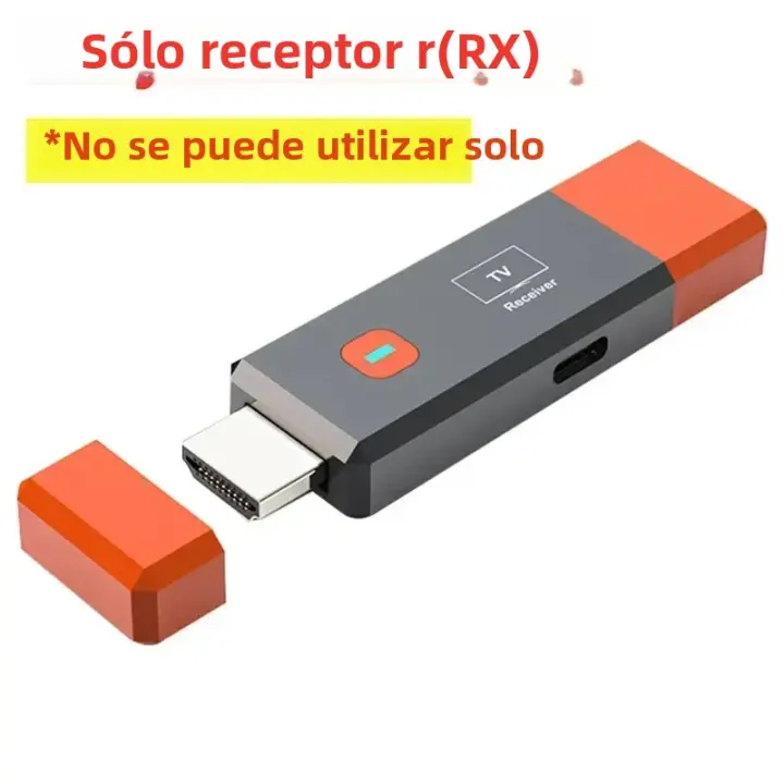 Kit De Adaptador Extensor De Transmisor Receptor Inalámbrico 1080P 50M 5.8G Para Cinema Laptop PC a TV Monitor Proyector HDMI-Compatible - 1