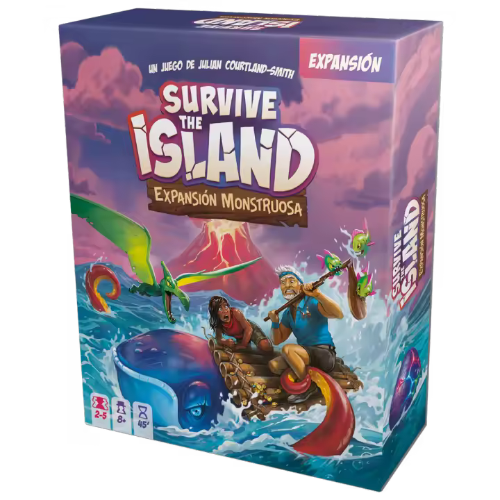 Asmodee - Survive The Island Expansión Monstruosa - 1