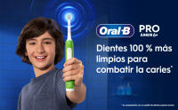 Oral-B Pro Junior cepillo de dientes eléctrico, 1 mango verde, 1 cabezal,  apto para niños mayores de 6 años - details 0