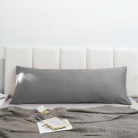 Funda de Almohada largo 2Piezas -Funda Almohada de sobre   Extra Suave Sin cremallera  50%Algodon-50%Pioliester Transpirable y Lavable - details 0