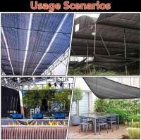 Red de Sombra para Protección solar, Tela Negra con Protección UV, Red de Sombra para Exterior con ojales para patio, Porche, swimming pool, proteger plantas, Flores (tamaño:) 4x12m/13,12x39.3ft Lámpara de pared exterior - details 0
