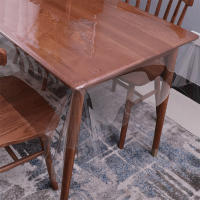 Protector De Mesa Transparente Impermeable Funda De Plástico Para Escritorio Cubierta De Vinilo Fácil De Limpiar Rectangular - details 9