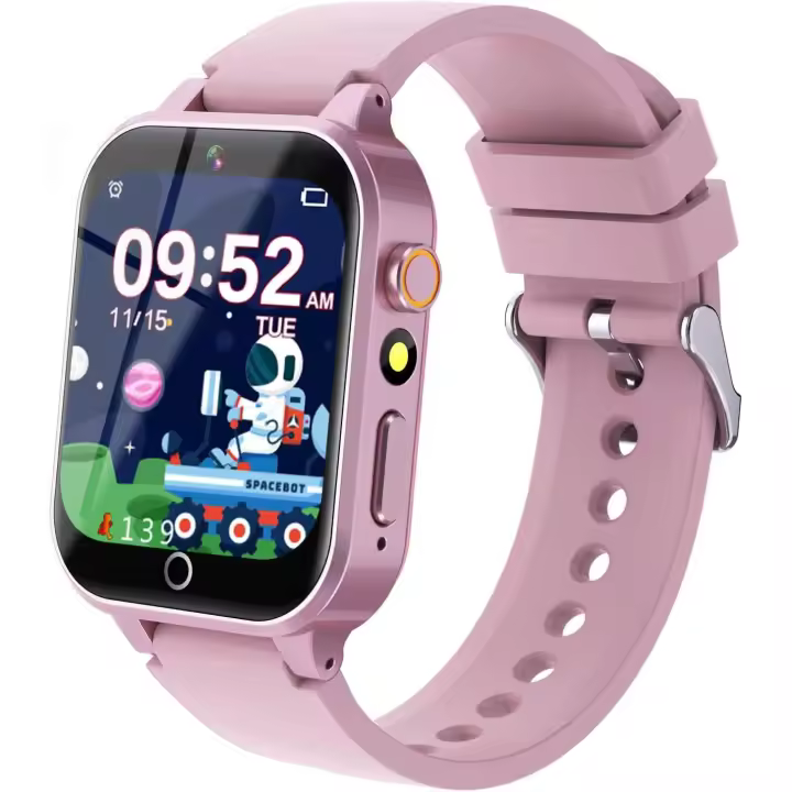 Reloj inteligente para niños con 26 Juegos Educativos, Cámara con Pantalla tacthil HD, podómetro, Gift de cumpleaños para niños de 8, 9 y 10 años no admite Llamadas; - 1