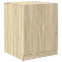vidaXL Mueble para lavadora 2 piezas madera de ingeniería roble Sonoma - details 3
