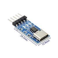 Módulo De Actualización Type C USB a Puerto Serial TTL Ch340n MCU Descarga Línea De Cepillo Para Electrónica Y Componentes Integrados - details 3
