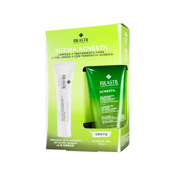 RILASTIL RUTINA ACNESTIL ACNESTIL ATTIVA  40 ML + GEL PURIFICANTE REGALO 50 ML - 1