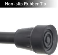 Bastón De Antebrazo Ligero Con Mango Ergonómico Y Antideslizante Punta De Goma Ajustable Para Comodidad En La Muñeca - details 3