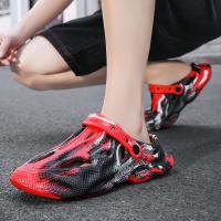 Sandalias De Verano Para Hombre Y Mujer Con Patrón De Camuflaje Plataforma Exterior Zapatillas De Playa Suaves EVA Para Interior Casa Sandalias De Tacón Plano Estilo Casual - details 33