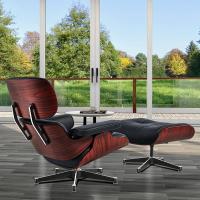 TY302 Classic Recliner Deep Acid Branch Armchair With Black Cowhide Black Big Head Foot Swivel Deck Chair Furniture - details 14