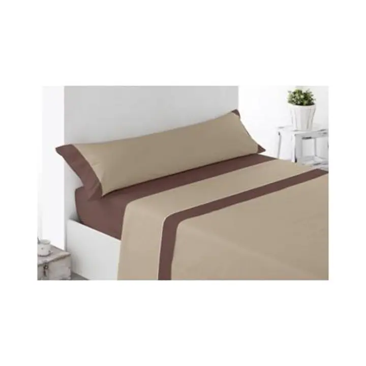 Juego de Sábanas Microfibra cama 135. Lisas, ligeras, suaves. Rosa, Gris y Azul. Sábana Verano - 1