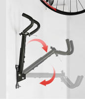 Soporte De Bicicleta Plegable Para Pared 360 Grados Rotativo Soporte Colgante Para Habitación Soporte De Almacenamiento De Alta Resistencia Para Barra De Pared MTB - details 3