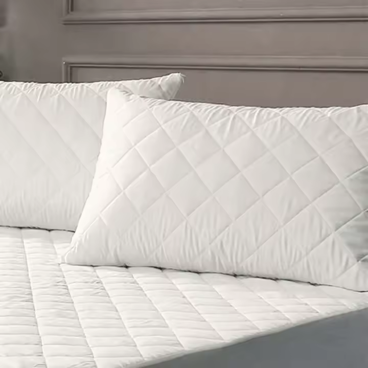 Protector de almohada Acolchado Naturals - 100% PES - Ajustable - Suave, transpirable y duradero - 45x70/45x90/45x105/45x135/45x150/45x180 cm - Cubre almohada - 1