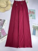 Nuevos Pantalones Anchos De Verano Estilo Delgado Micro Bell Bottoms Para Mujer Corte Slim Casual De Pierna Larga - details 12