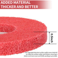 Rueda De Polishing De Lana De 4 Pulgadas Para Metal Mármol Vidrio Cerámica Felt Polishing Pad Disc Para Grindera Angulo - details 5