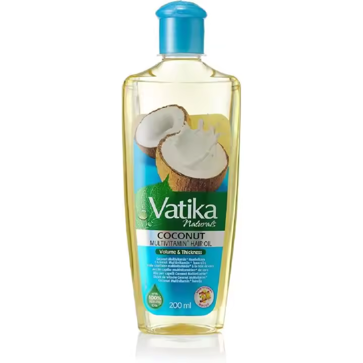 VATIKA  ACEITE CAPILAR  MULTIVITAMINICO DE COCO  200ML - 1