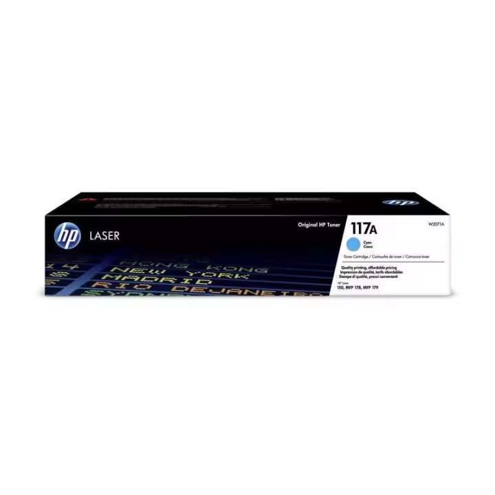 Hp w2071a cyan cartucho de toner original - 117a - 1